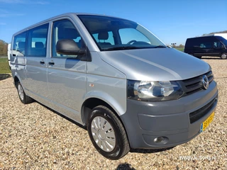 Volkswagen Transporter 2010 - Kombi 2.0 TDI L2H1 Trendline , Lang , euro 5 , Airco , 9 persoons ,2027 , Apk april 2027 , lage km. bild 8