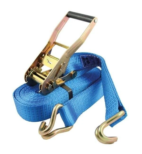 Unbranded Lashing strap 50mm 9 meters 5T with ratchet and pointed hook afbeelding 1