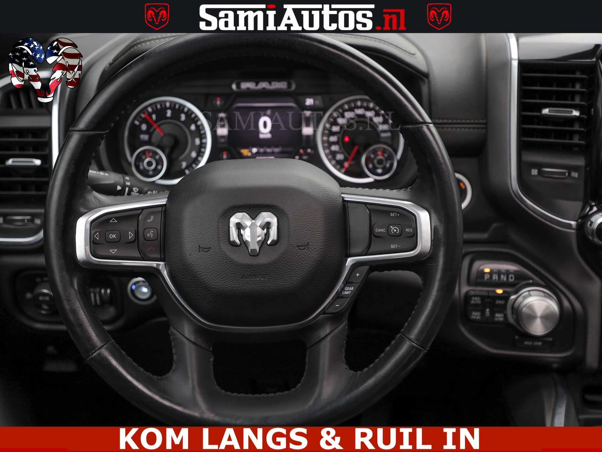 Dodge Ram Pick-Up 2023 - SPORT LARAMIE 5.7 V8 HEMI | LUCHTVERING | 2023 | PANODAK | GROOTSCHERM | DC | TOP KLEUR GRANITE | afbeelding 17