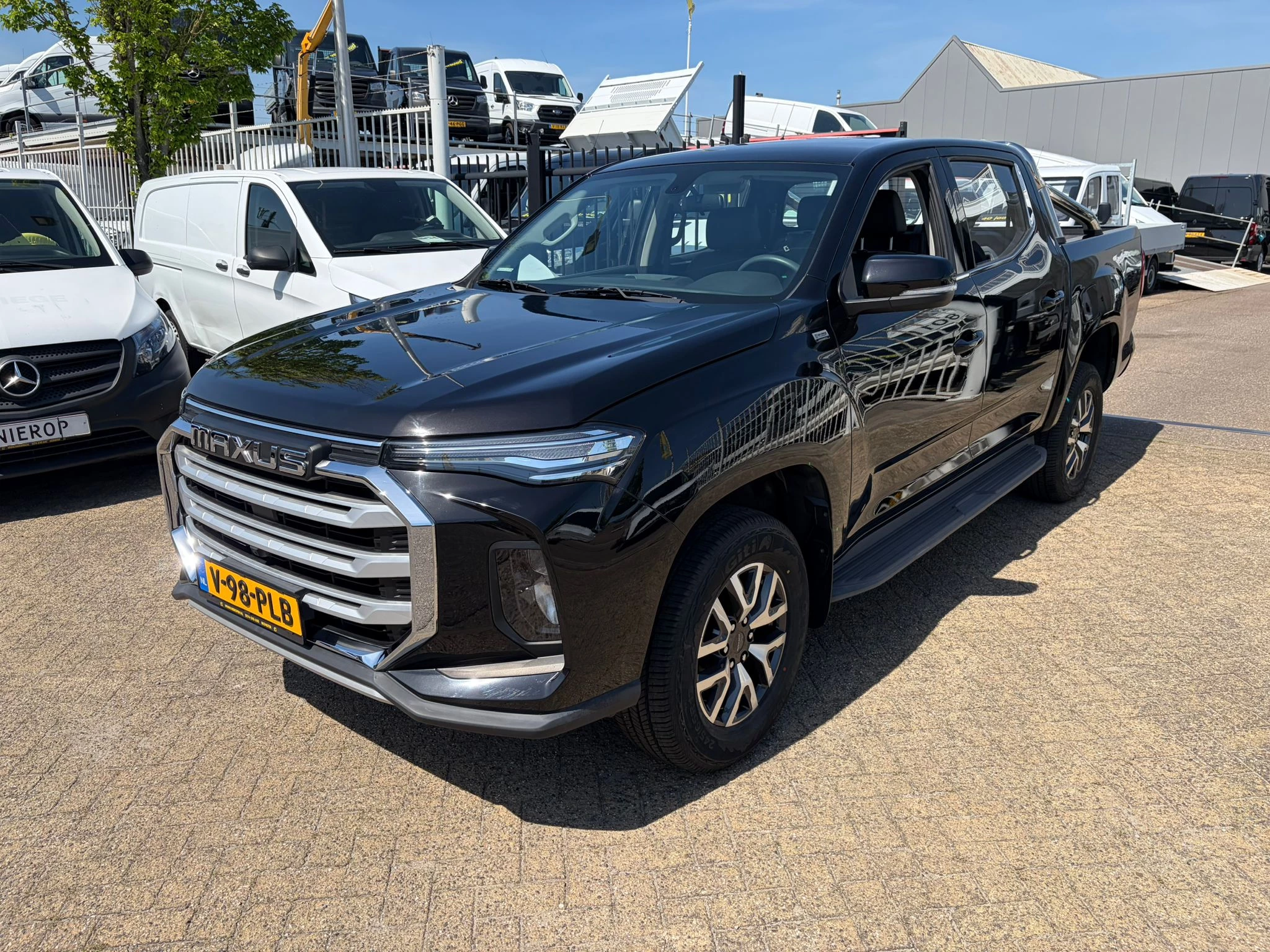 Maxus T90 EV 2026 - Maxus Pick-up 89kWh WLTP 470KM Dubbelcabine Grijs Kenteken Automaat Airco CarPlay NIEUW afbeelding 2