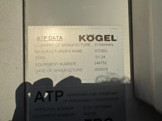 Kögel N/A 2019 - S24-4 CARRIER VECTOR 1550 3X BPW AXLE DISC BRAKES bild 13