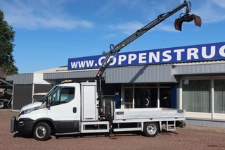 Iveco 50C150 2017 - Open Bak + Kraan HIAB afbeelding 2 miniatuur