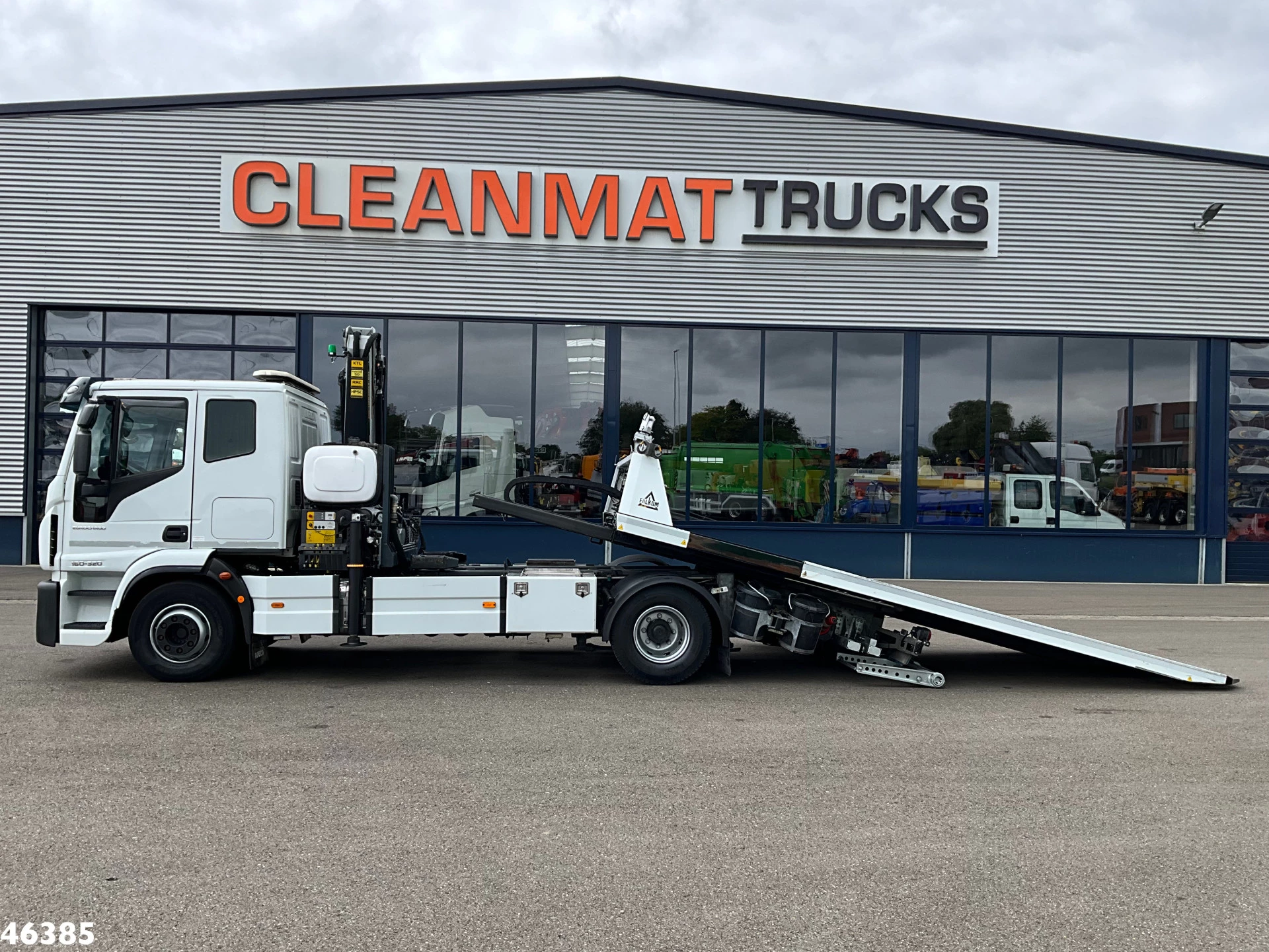 Iveco Eurocargo 2020 - ML160E32 Euro 6 Falkom Abschlepp + Palfinger 19 Tonmeter laadkraan afbeelding 2