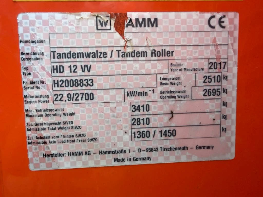 Hamm 2017 - HD12 VV afbeelding 14