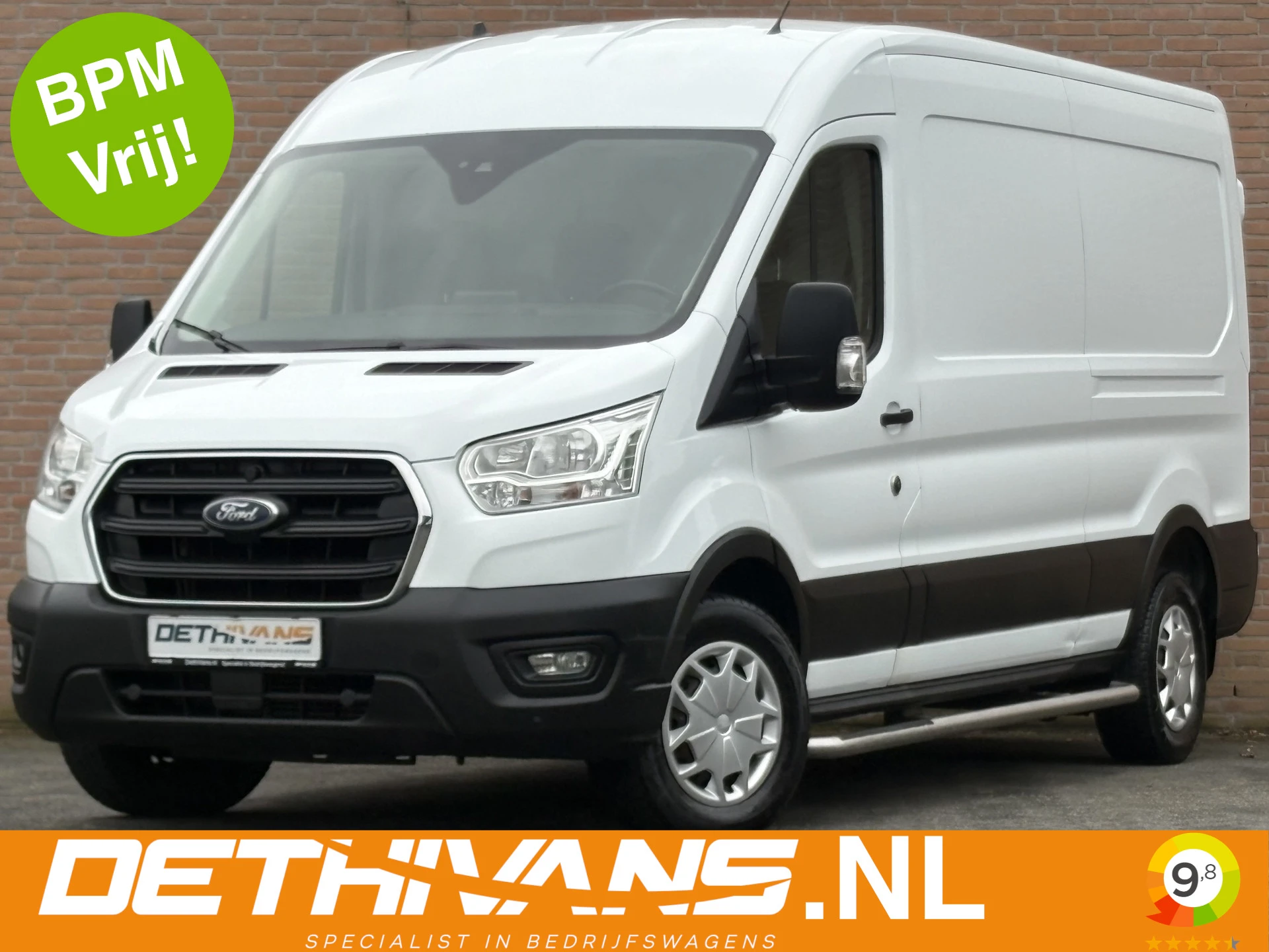 Ford Transit 2022 - 2.0TDCI 130PK L3H2 Cruisecontrol / Camera / Trekhaak / Euro6 afbeelding 1