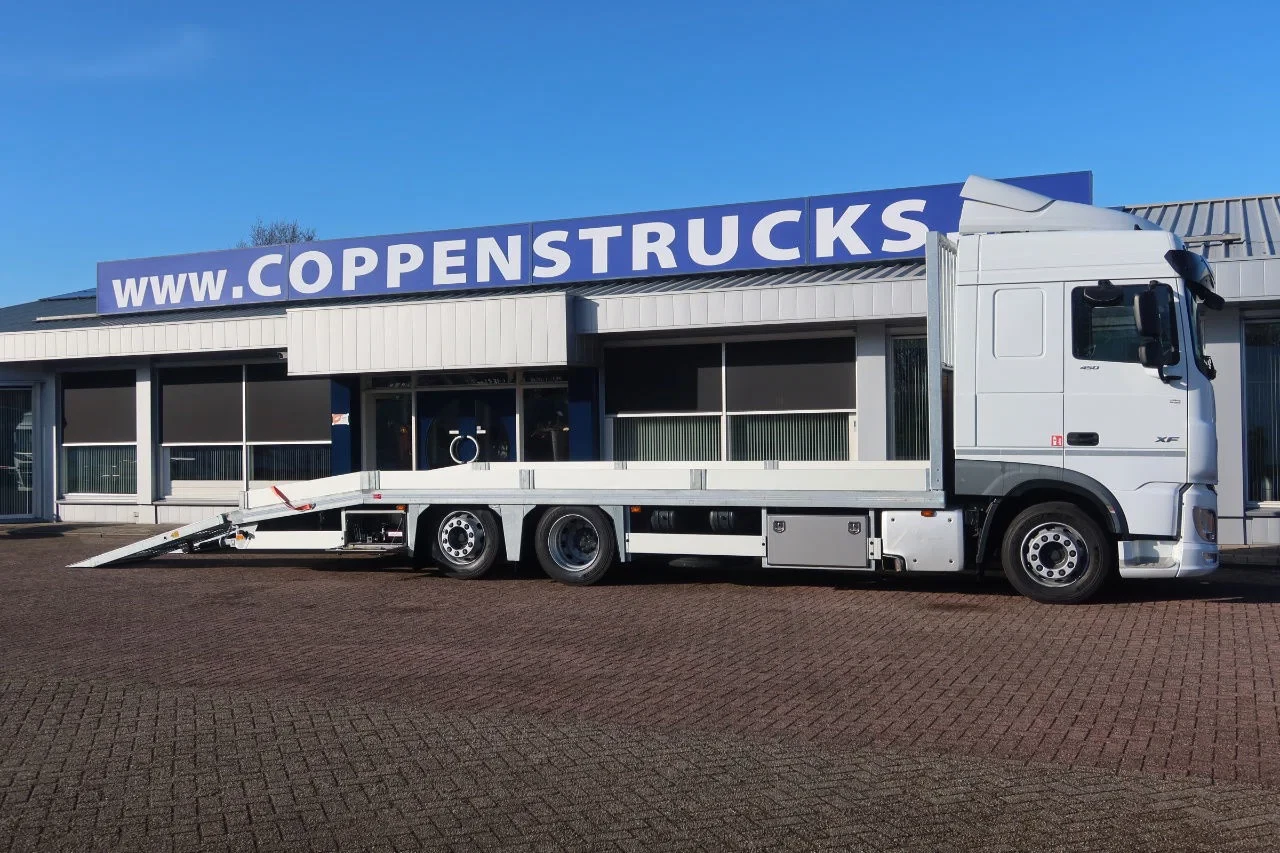 DAF XF 450 2021 - 6x2 Oprijwagen vloerhoogte 100 cm + 2x bed + lift as afbeelding 11