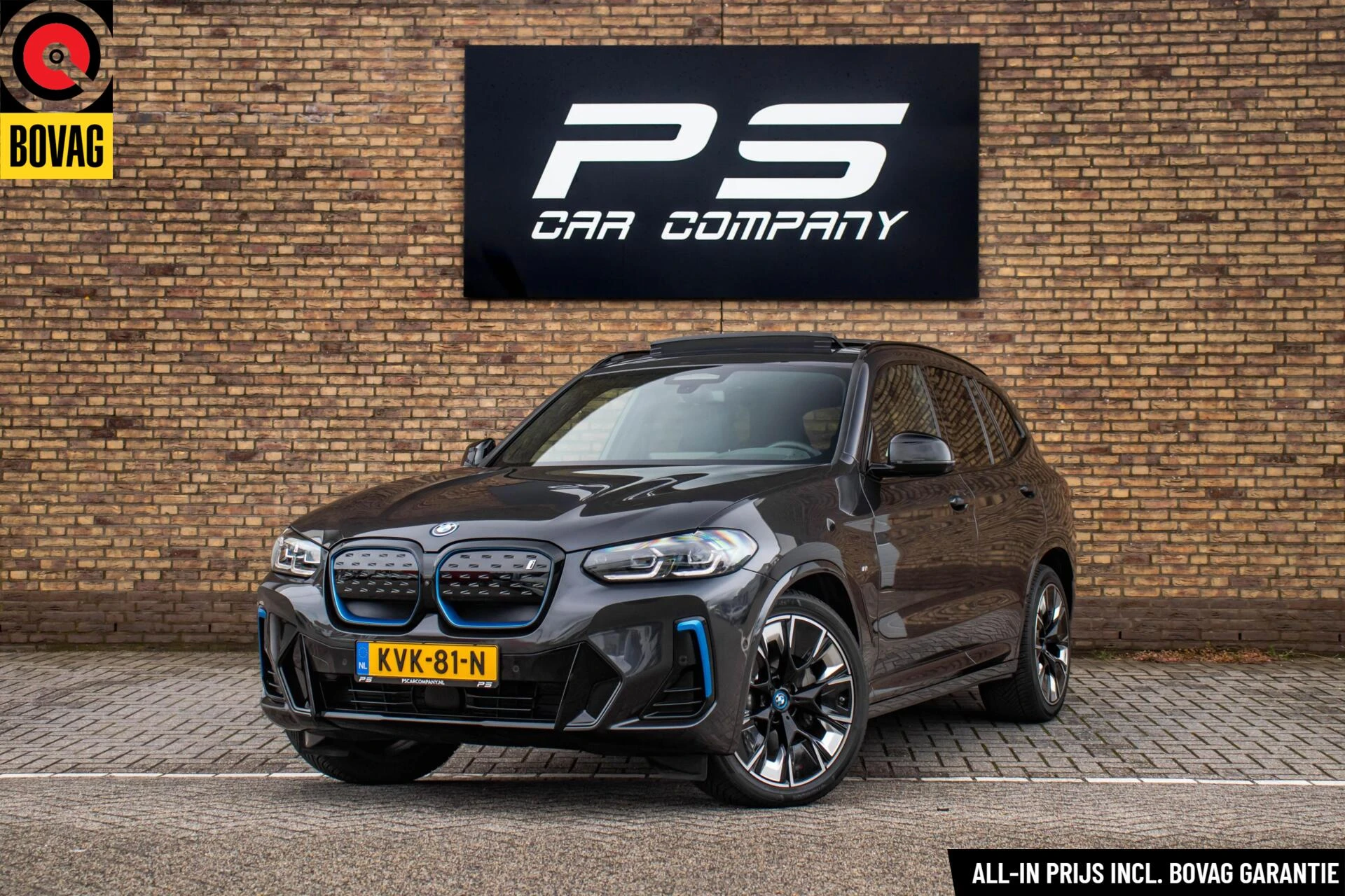 BMW iX3 2022 - M-Sport Impressive 80 kWh, BTW, VOL!, SOH 94%, Pano afbeelding 1