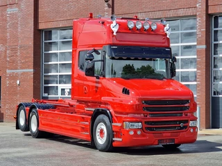 Scania T 2016 - T520 V8 6x2 - AJK Hooklift - New BUFFL interior - Retarder - Full air - Show truck zdjecie 2