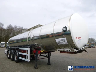 Fruehauf Food tank inox 30 m3 / 1 comp 1993 imagen 2 miniatura