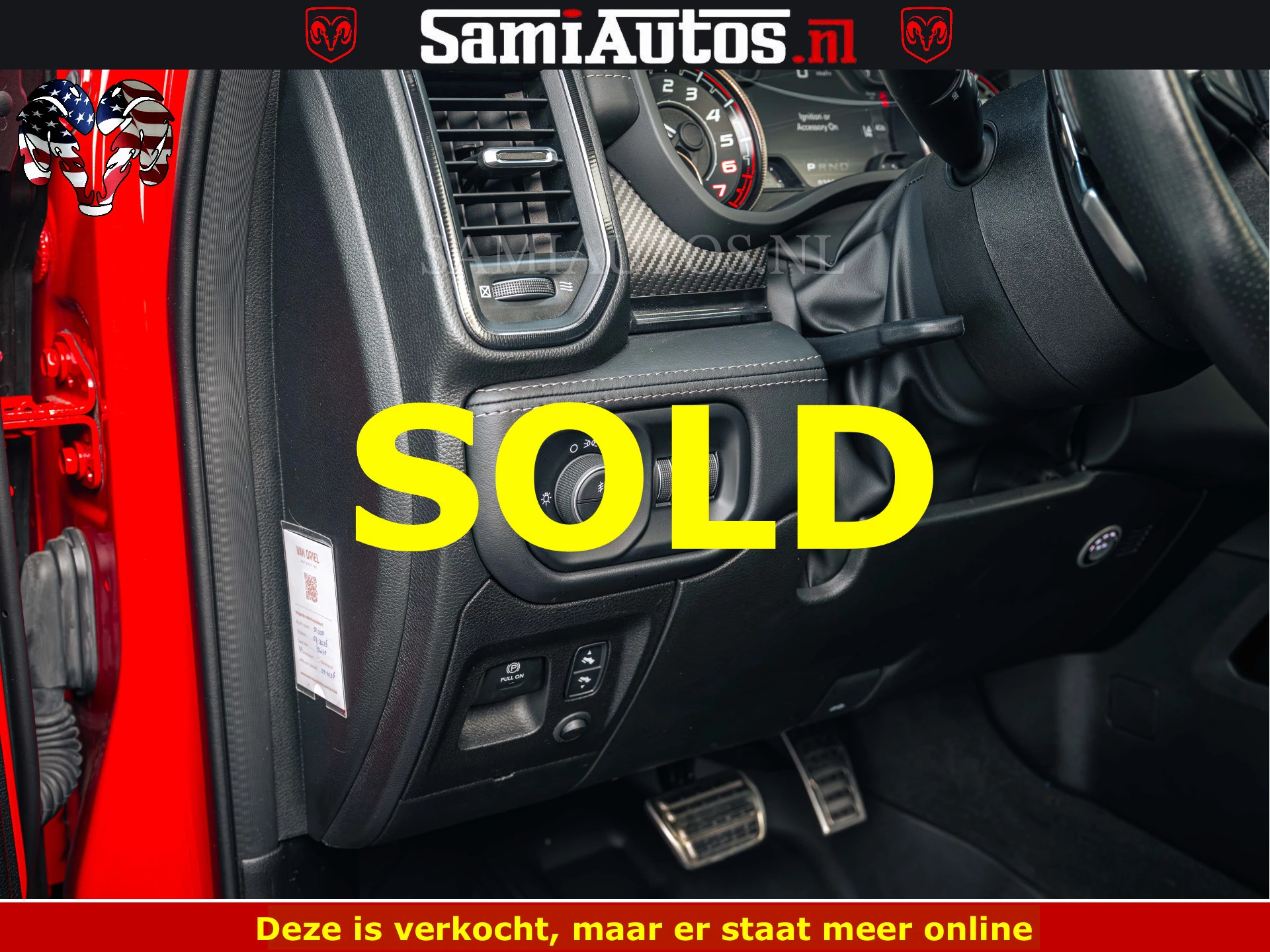 Dodge Ram Pick-Up 2023 - TRX HELLCAT | 6.2 V8 702PK | FLAME RED | BOM VOL | CARBON | RAMBAR | HUD | LPG | BEAD-LOCK WHEELS | immagine 96