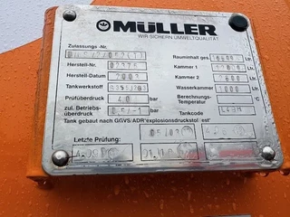 Mercedes-Benz Actros 2003 - 2543 L 6x2 WITH 15,5 M3 MULLER F155EGH VACUUM TANK (EPS WITH CLUTCH / RETARDER / ADR-VLG / P.T.O. / AIRCONDITIONING / bild 21