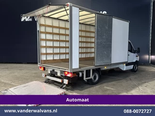Mercedes-Benz Sprinter 2022 - 317 CDI 170pk 9G-Tronic Automaat Bakwagen 21m3 KUUB Hoog Laadklep Zijdeur Euro6 Airco | Leder | Lat om Lat betimmering image 2