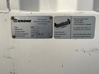 Krone N/A 2008 - Planen-Wechselbrücke WK 7.3 NSTS Tautliner 45 cbm imagen 8