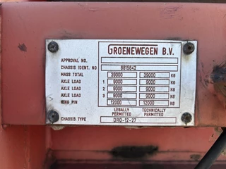 Groenewegen DRO-12-27 1993 - / Flat Bed - Plateau изображение 5