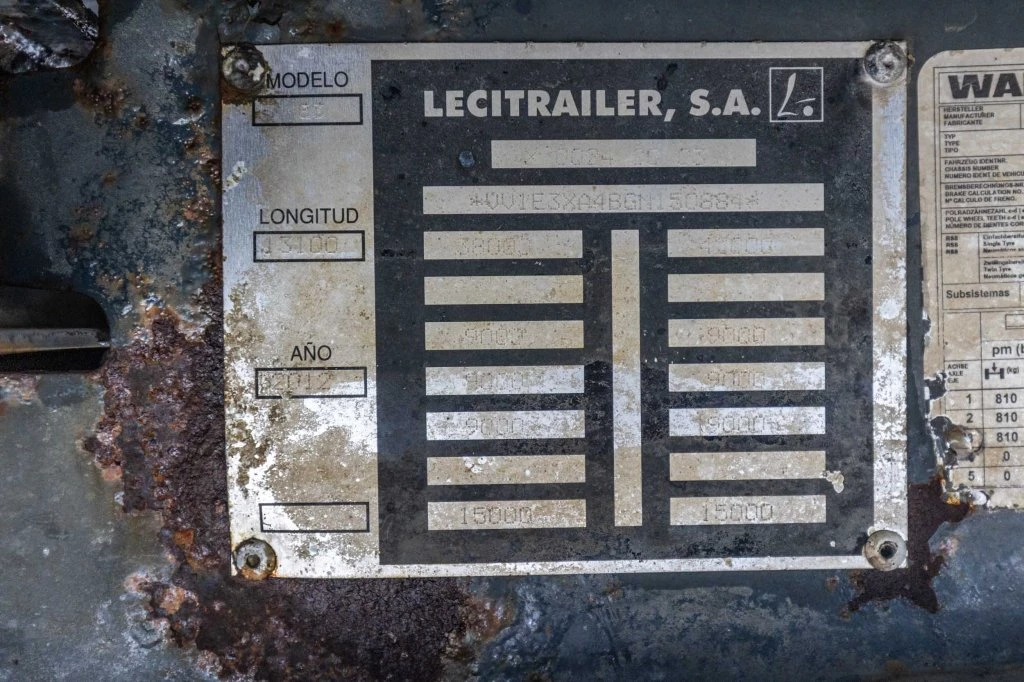 Lecitrailer 2012 - CUELLO CISNE 3E-RD+DOUBLE ETAGE+DHOLLANDIA 2TON obrázek 22