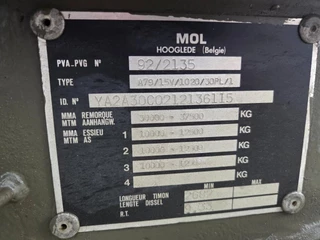 MOL N/A 1993 - 3 as bladgeveerd hydr rampen , verbreders изображение 10