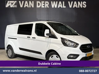 Ford Transit Custom 2023 - 2.0 TDCI 131pk L2H1 Dubbele Cabine Euro6 Airco | 6-Zits | Cruisecontrol | Trekhaak afbeelding 1 miniatuur