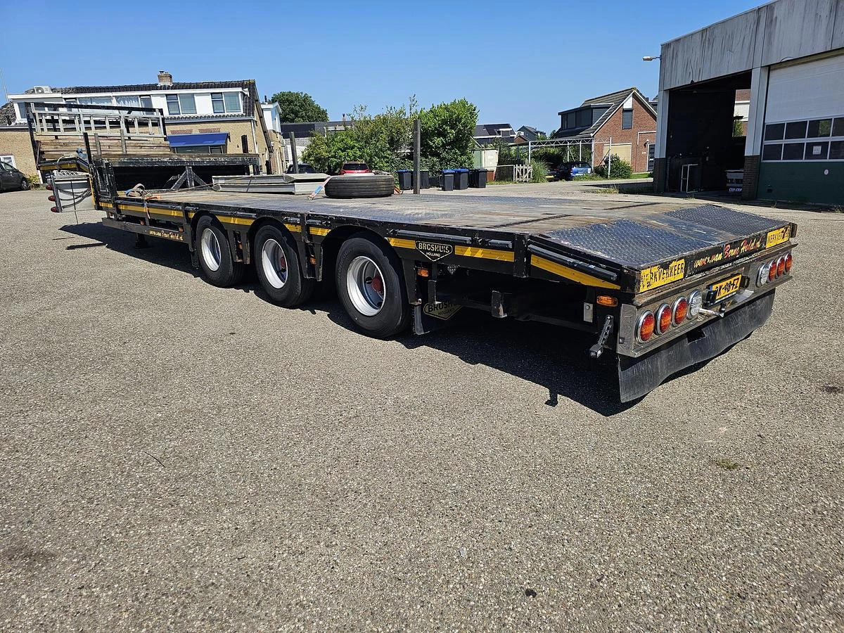 Broshuis E 2190/27 / SEMI LOWLOADER/ 6 MTR EXTENDIBLE/SAF DRUM/REFURBISHED 2010/APK,TUV 09-07-2027. 1992 afbeelding 4