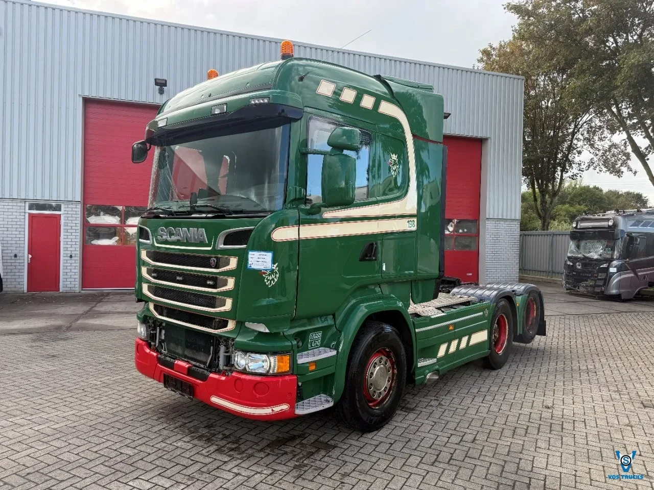 Scania R 2016 - R520 V8 / ENGINE RUNNING / BOOGIE / HYDRAULICS / ONLY:659602 KM / FULL-AIR / LWDS / AUTOMATIC / EURO-6 / 2016 afbeelding 1