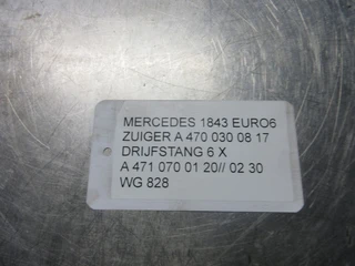 Mercedes-Benz - A 471 070 01 20// 02 30 DRIJFSTANG A 470 030 08 17 ZUIGER 1843 MODEL 2020 afbeelding 3 miniatuur