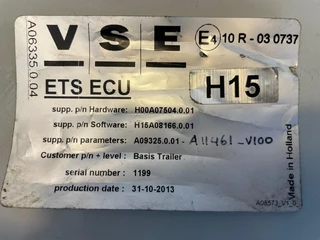 Diverse N/A 2013 - V.S.E. ETS ECU H15 zdjecie 2