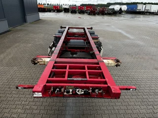 Krone N/A 2009 - 2-assig 20FT chassis, BPW + trommel, luchtvering, leeggewicht: 3.180kg image 5