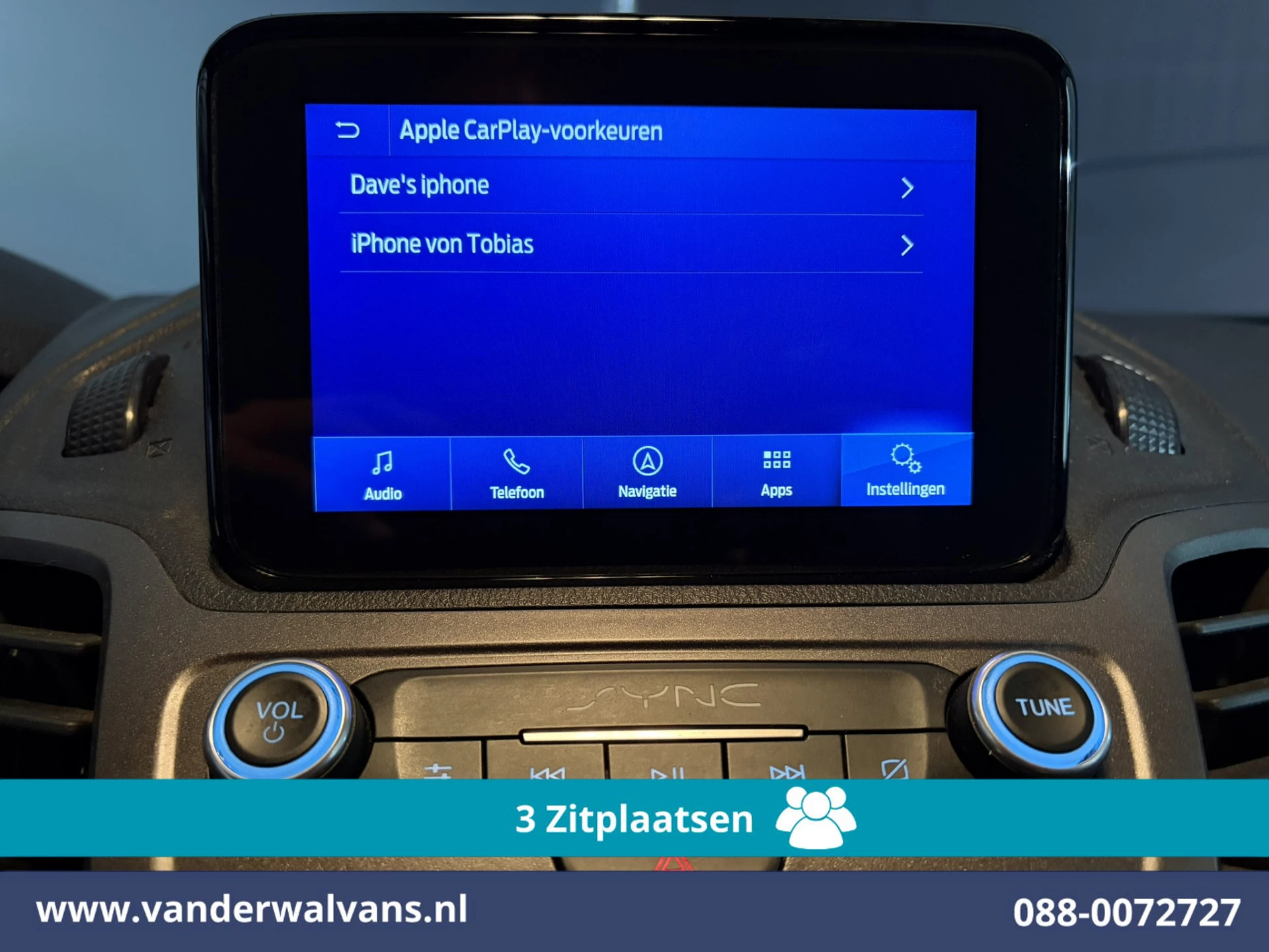 Ford Transit Connect 2022 - 1.5 EcoBlue 120pk L2H1 Euro6 Airco | 3-Zits | Camera | Navigatie | Apple Carplay immagine 5