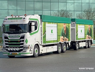 Scania R 2018 - R500 NGS 6X2 FULL AIR RETARDER WALKING FLOOR NL TRUCK te koop