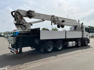 Scania R 1998 - 144 8x4 Retarder MKG 55 Tonmeter Dachdecker Kran image 9