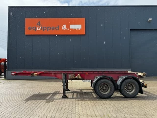 Krone N/A 2009 - 2-axle 20FT chassis, BPW + drumbrakes, airsuspension, empty weight: 3.180kg, 2x available imagen 2