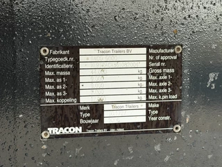 Tracon TO.1727 2006 - Closed Box / BPW-Disc / Double Stock imagen 8