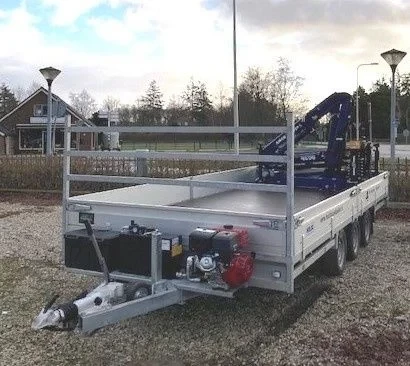 Diversen 2025 - Aanhanger met Amco Veba 903 3 S laadkraan image 4