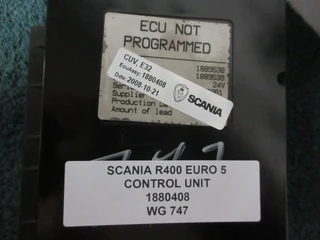 Scania - 1889538 // 1889539 // 1880408 ECU PROGRAMMED MODULE SCANIA R 400 EURO 5 afbeelding 2 miniatuur