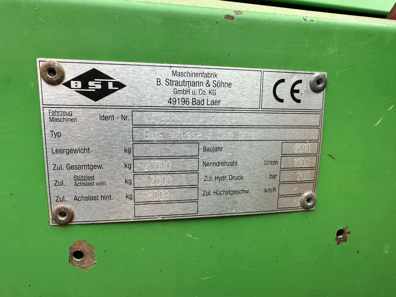 Strautmann GIGA VITESSE 3 DUO PLUS 2010 - Giga Vitesse 3 Duo plus afbeelding 26