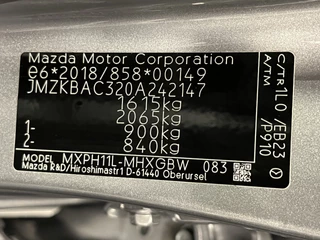 Mazda 2 Hybrid 2022 - 1.5 Select Automaat 116PK Panodak DAB+ Apple CarPlay Camera PDC All Season banden immagine 25