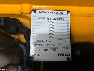 Iveco Trakker 2018 - AD380T41W 8x6 Euro 6 HMF 19 Tonmeter Z-kraan imagem 23