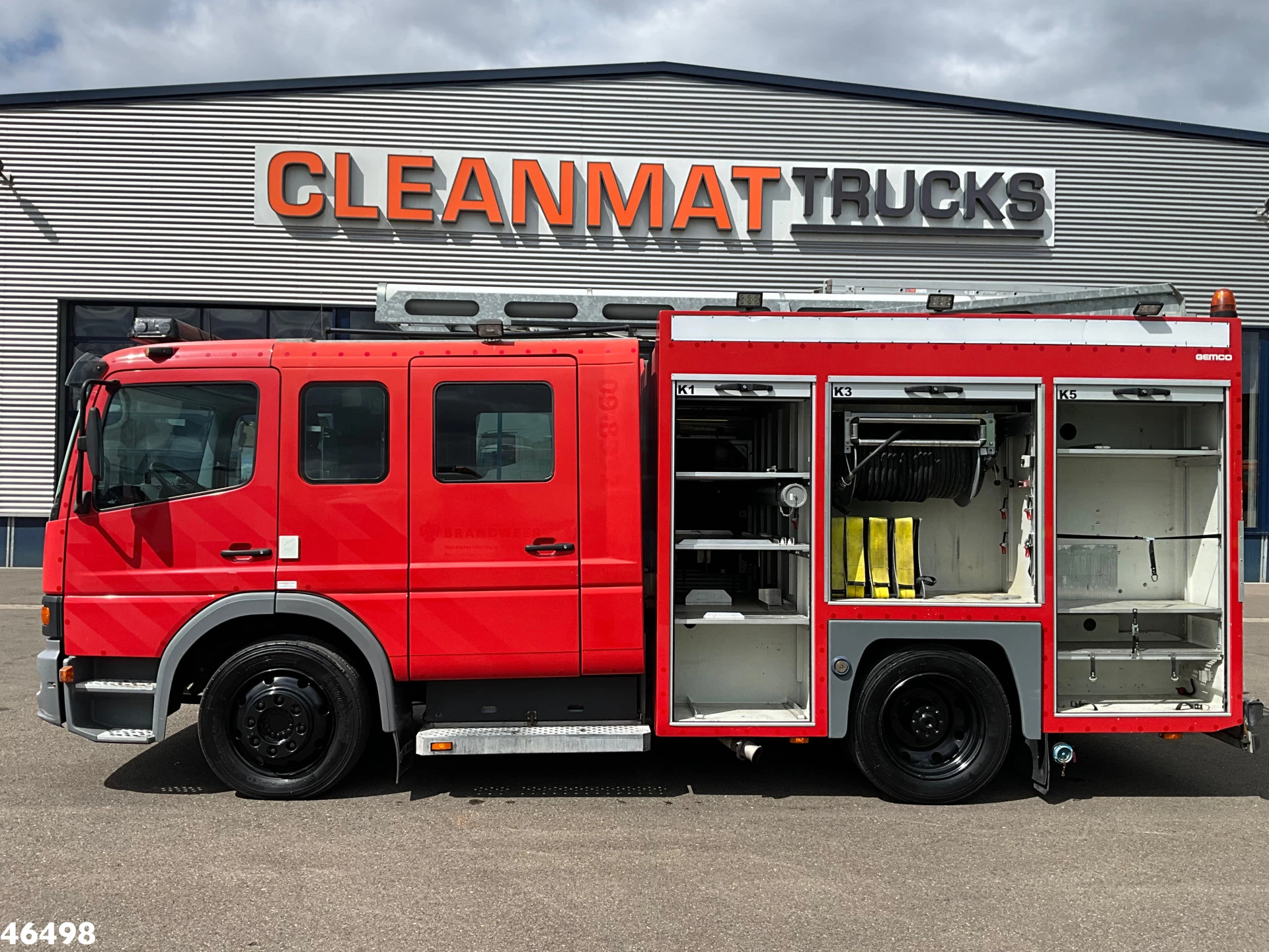 Mercedes-Benz Atego 2002 - 1425 Gemco Brandweer / materiaalwagen Just 76.486 km! afbeelding 3
