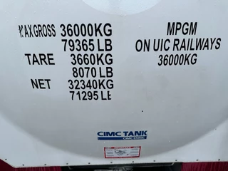 CIMC tankcontainers N/A 2017 - 20FT ISO /  25.030L / L4BN / 22K2 / T11 / steam heating / bottom discharge / 2.5Y-TEST/CSC: 11/2027 bild 13