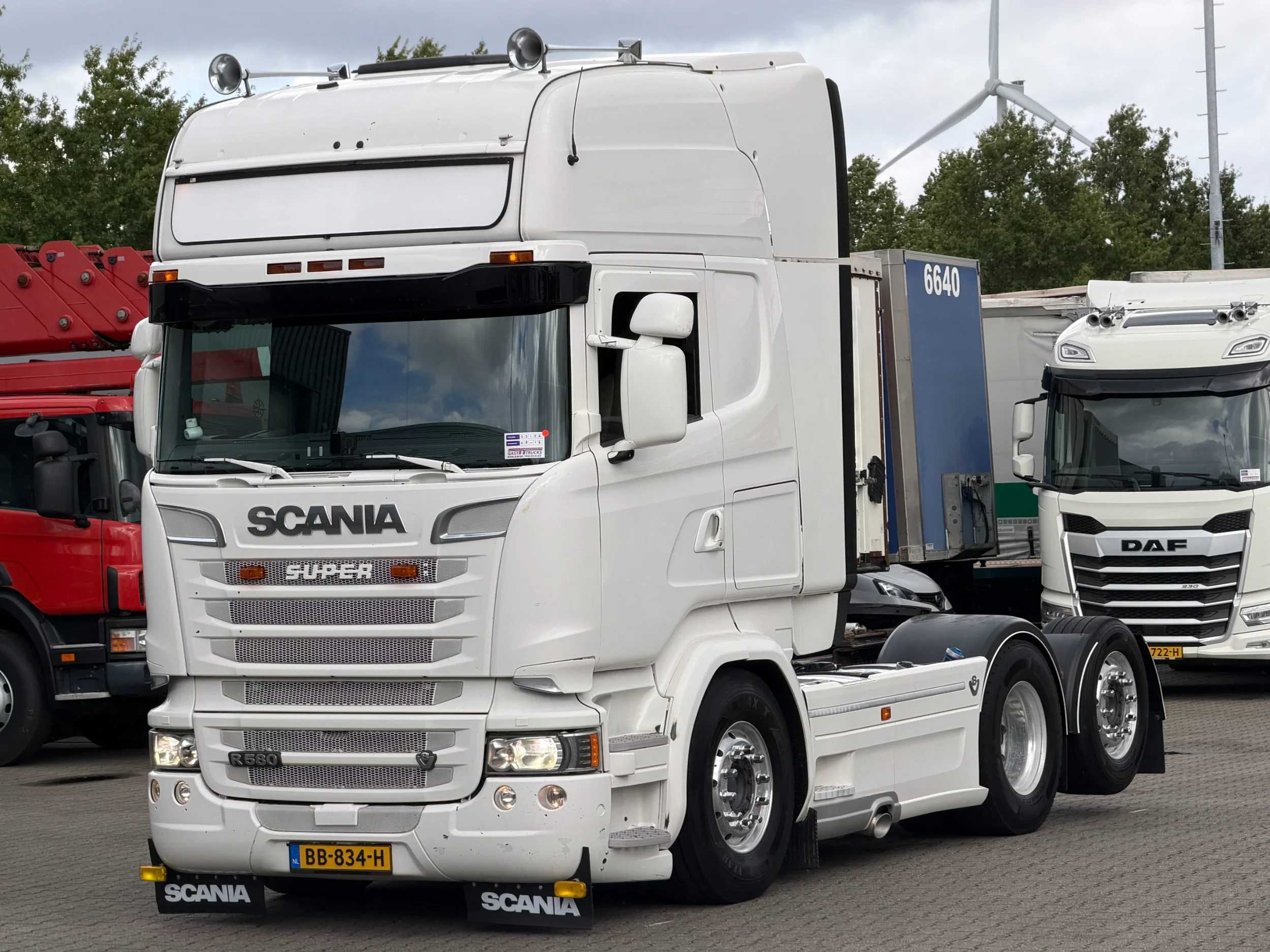 Scania R 2016 - R580 V8 6X2 Topline Retarder Euro 6 *Apk 07-2027* Full Air! afbeelding 1