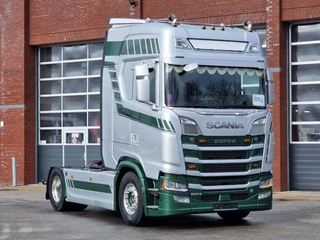 Scania S 2021 - S650 V8 NGS Highline 4x2 - Retarder - Night clima - Full air - Leather - 2x tank - Full spec! te koop
