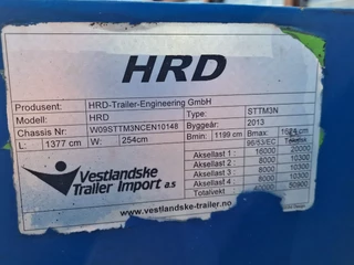 HRD N/A 2013 - STTM3N - Low loader - Extendable - SAF axle - Steering axle zdjecie 19
