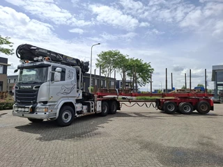 Scania R 2016 - R580 V8 / LOGGING TRUCK / 6X4 / RETARDER / 2XBIG AXLE / PALFINGER EPSILON S270L83 / 20METER / 431534 KM / DIEBOLT 3AXLE TRAILER / AUTOMATIC / EURO-6 / 2016 imagem 13