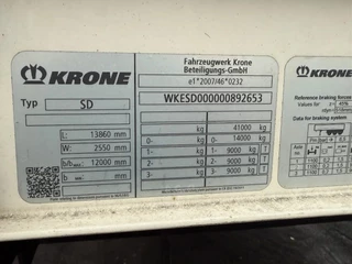 Krone N/A 2019 - SD - 3 AXLE + SLIDING ROOF afbeelding 16