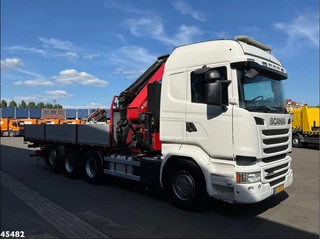 Scania R 2016 - 490 8x4 Euro 6 Retarder HMF 60 Tonmeter laadkraan + Fly-Jib afbeelding 5