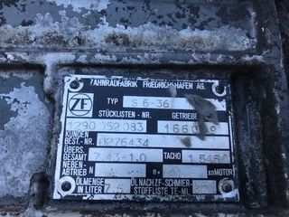 DAF N/A 1993 - 0276434 ZF S6-36 RATIO 7,43-1,0 + PTO obrazek 7
