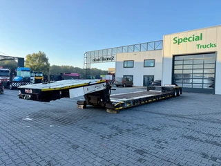 Nooteboom 2000 - EURO-38-02V – 2-assige uitschuifbare dieplader – afneembare zwanenhals – gestuurd imagen 2 miniatura