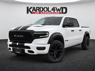 Dodge Ram 1500 2024 - 5.7 V8 4x4 Crew Cab Limited BLACK ON WHITE EDITION!!| BPM VRIJ! | Virtual cockpit | Head-up | Incl leren bedcover| Panorama | Incl. LPG en Trekhaak | Full options | afbeelding 1 miniatuur