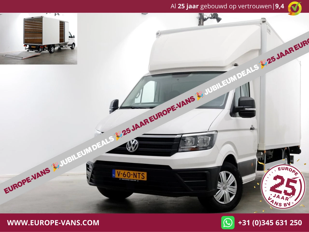 Volkswagen Crafter 2019 - 35 2.0 TDI 177pk E6 Bakwagen met bovensluiter laadklep L445cm/Trekhaak 3000kg 05-2019 Bild 1
