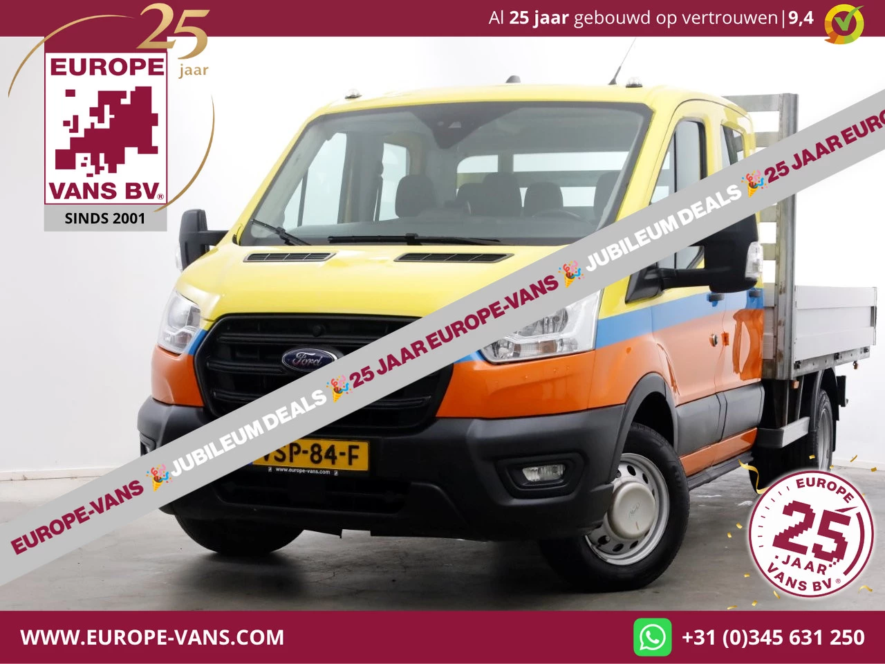 Ford Transit 2022 - 350 2.0 TDCI 130pk D.C. Trend Open Laadbak Trekhaak 3000kg 08-2022 Bild 1