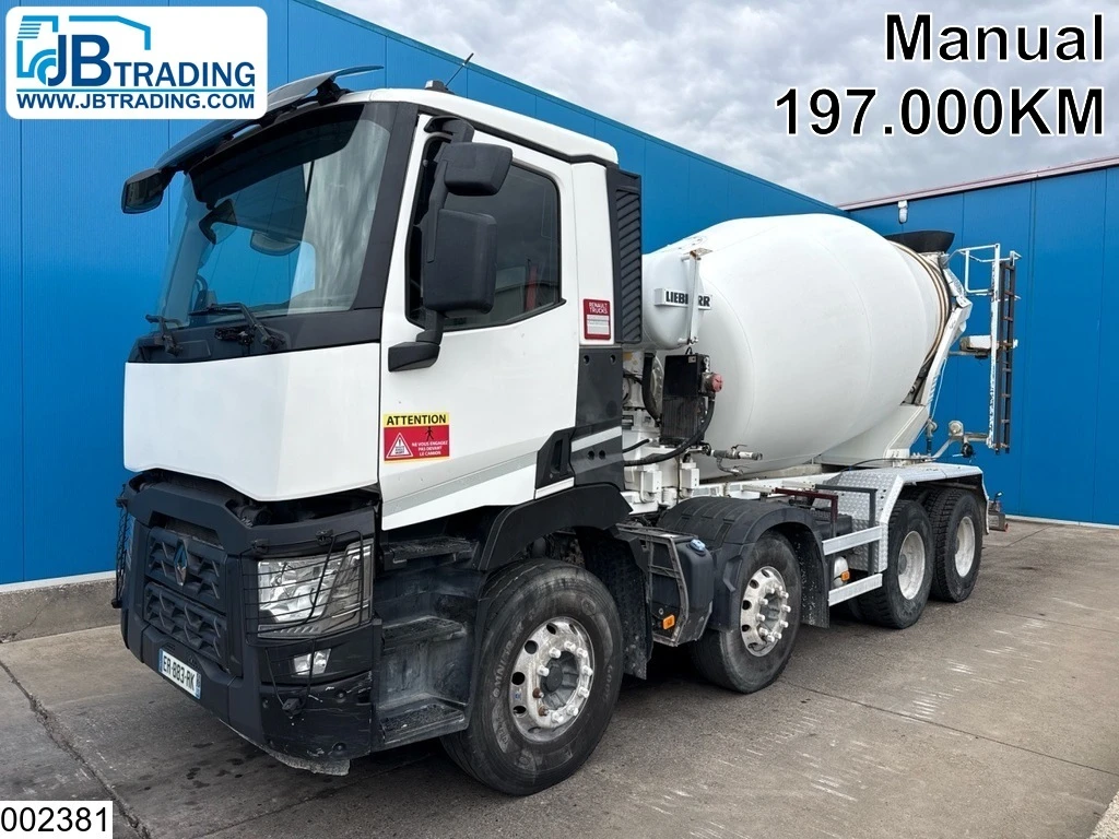 Renault 2017 - C 430 8x4, EURO 6, Manual, 9m3 Schwing afbeelding 1